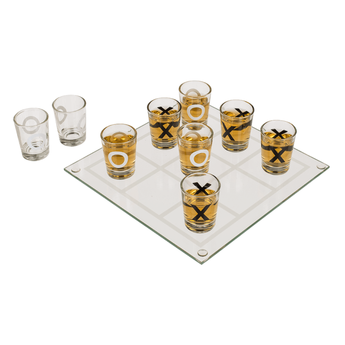 Drinking Game, Tic Tac Toe with 9 glasses, - Image 4