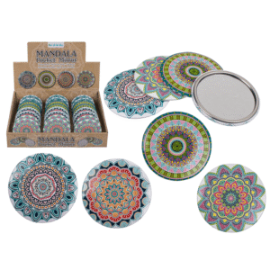 Pocket mirror, Mandala,