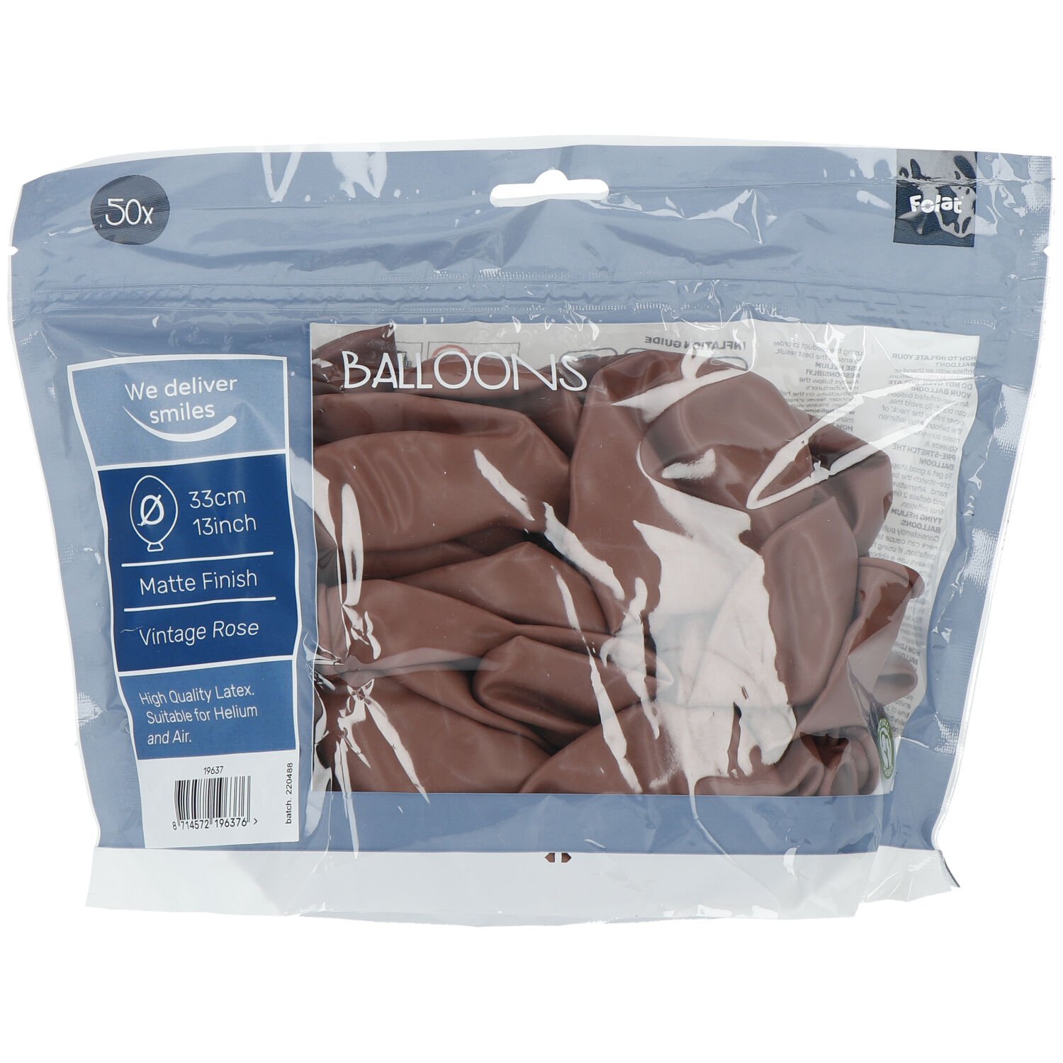 Balloons Vintage Rose 33cm - 50 pieces - Image 3