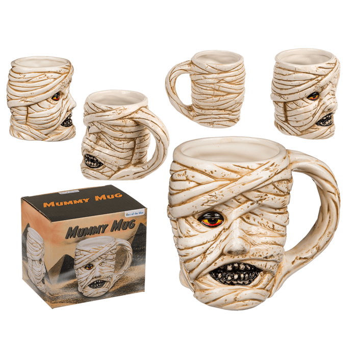 Mug, Mummy, ca. 14,5 x 11,5 cm, stoneware
