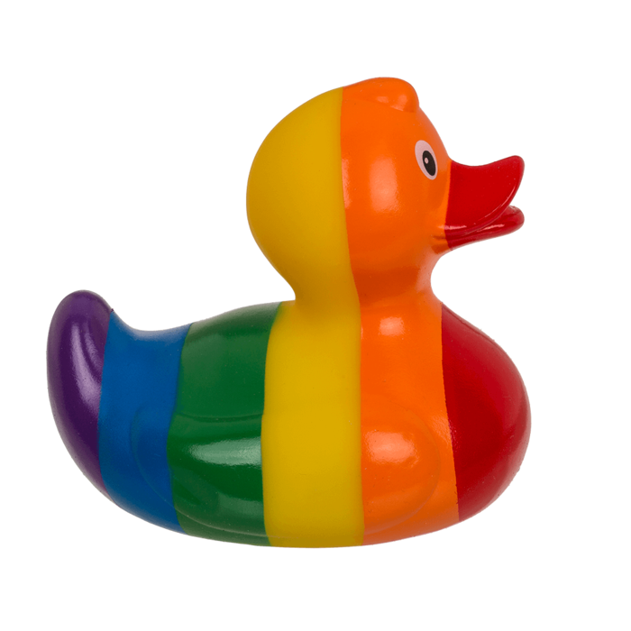 Rainbow Squeaking Duck, ca. 10,5 cm, - Image 3