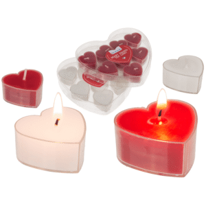 Heart shaped tea light,
