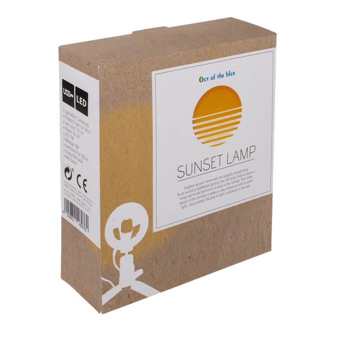 Sunset lamp, ca. 29 cm, LED: 7W, - Image 3