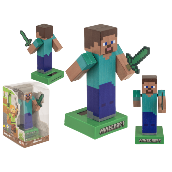 Solar Figurine, Minecraft - Steve,