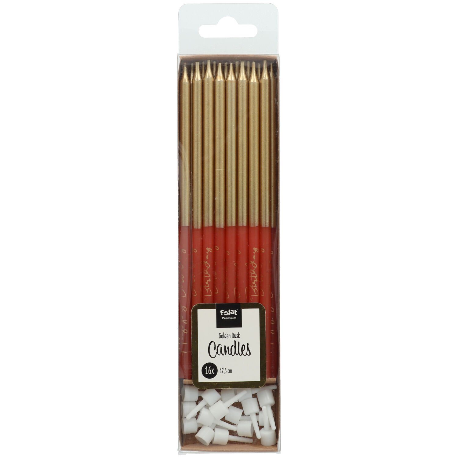 Candles Golden Dusk 15cm - 16 pieces - Image 3