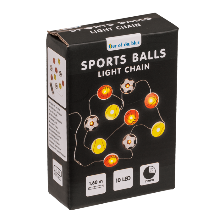 Llight chain, Sport balls, with 10 LED, - Image 3