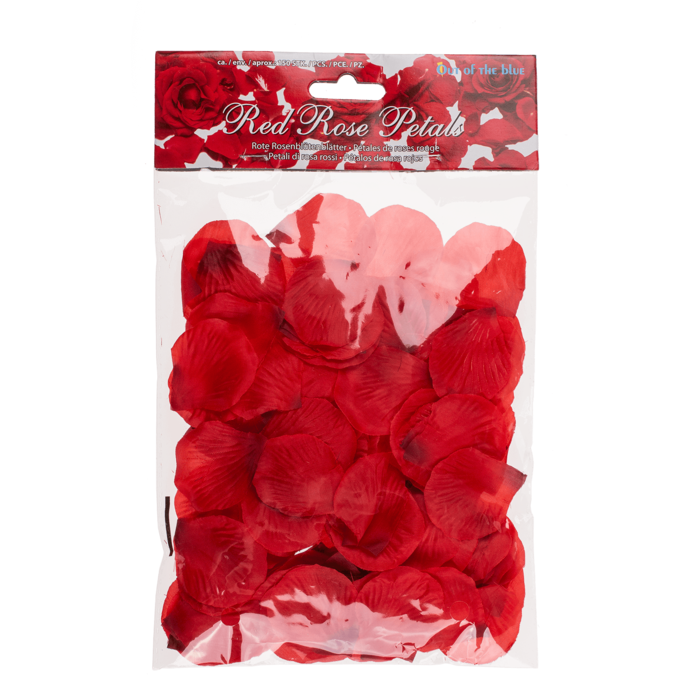 Red rose petals, - Image 2