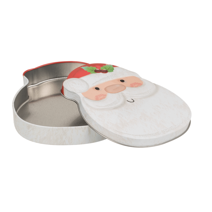 Metal tin, snowman & santa assorted, - Image 4