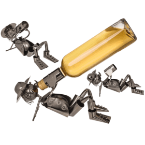 Metal bottle holder, Drinker II,