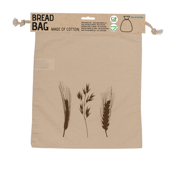Cotton bread bag, ca. 35 x 29 cm, - Image 2