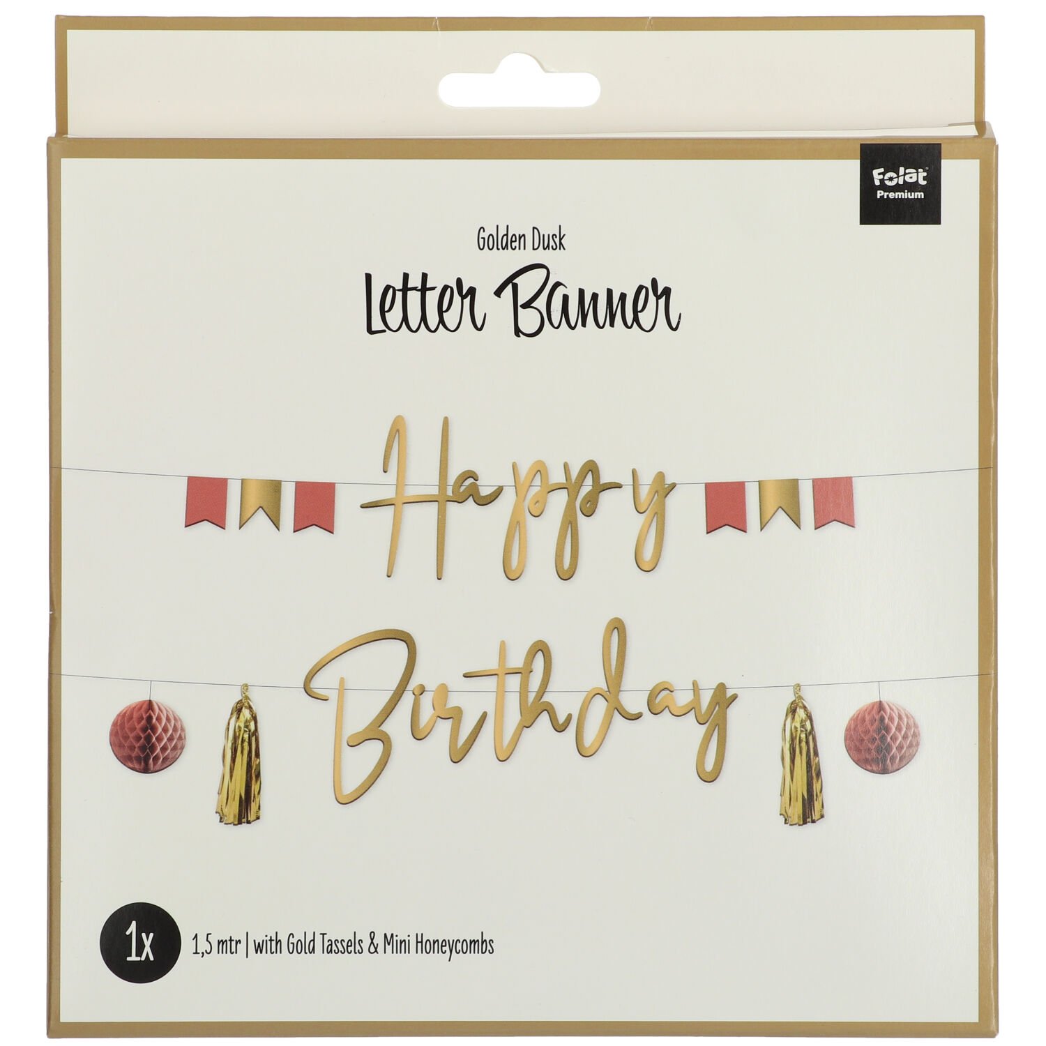 Letter garlands Golden Dusk - 1.5 meters - Image 2