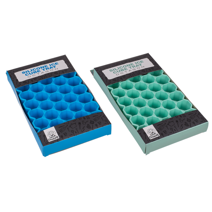 Silicone ice cube tray, Octagon, - Image 2