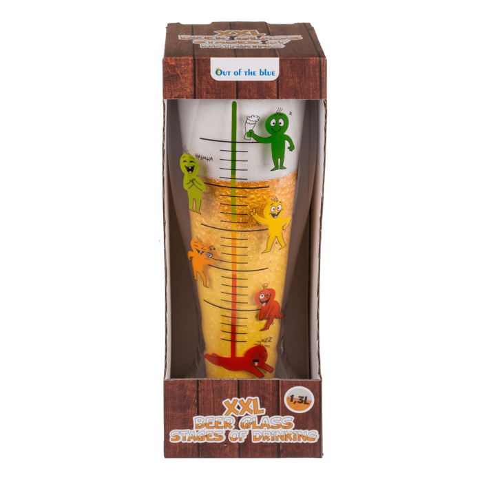 XXL Beer Glass, Stages of Drinking, - Image 2