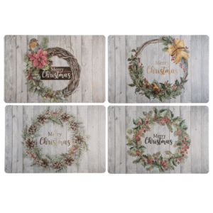Polypropylen placemat; Cottage Christmas,