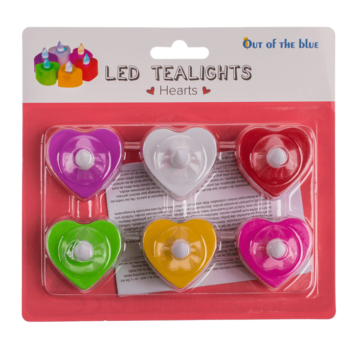 LED Tealight hearts, with flickering effect, - Image 2