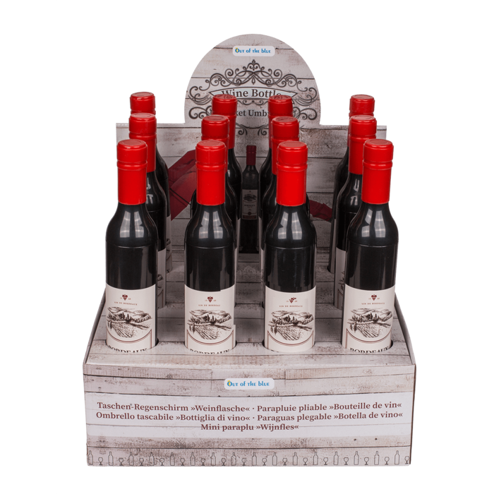 Pocket Umbrella, Wine Bottle, - Image 2