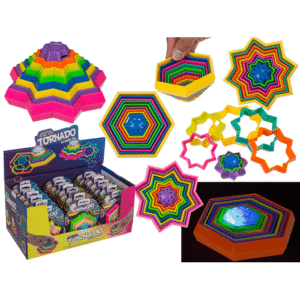 Tornado Illusion Toy, with LED (incl. batteries)