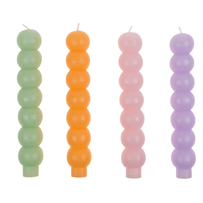 Taper candle. Bubble, pastel, - Image 4