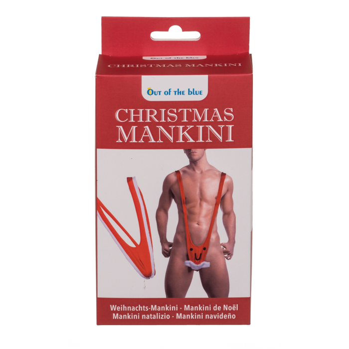 Man Swimsuit, Christmas Mankini, - Image 4