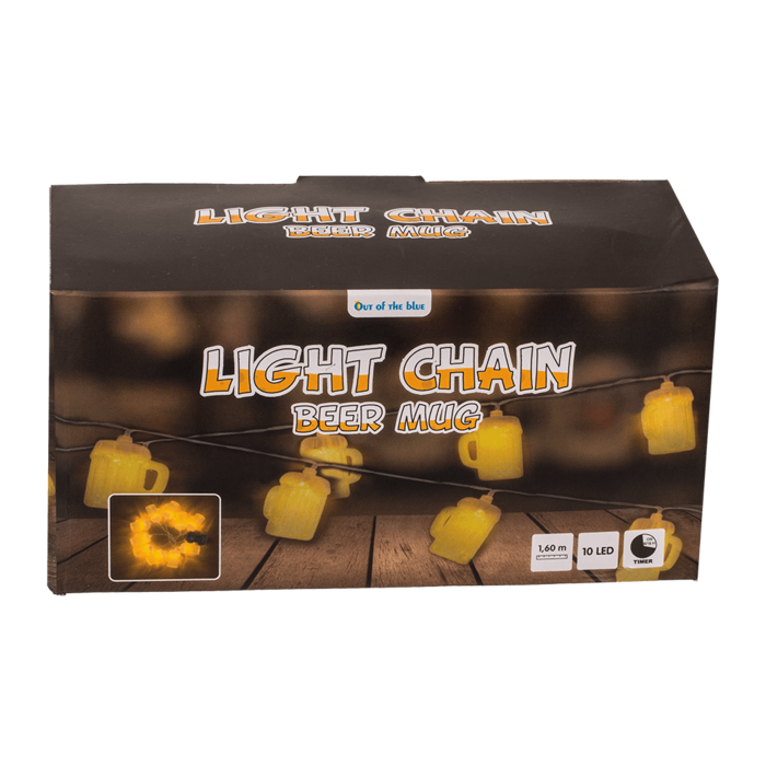 Llight chain, Beer mug, with 10 LED, - Image 2