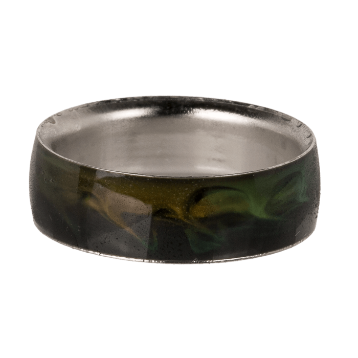 Stainless steel mood ring, Waves, - Image 2