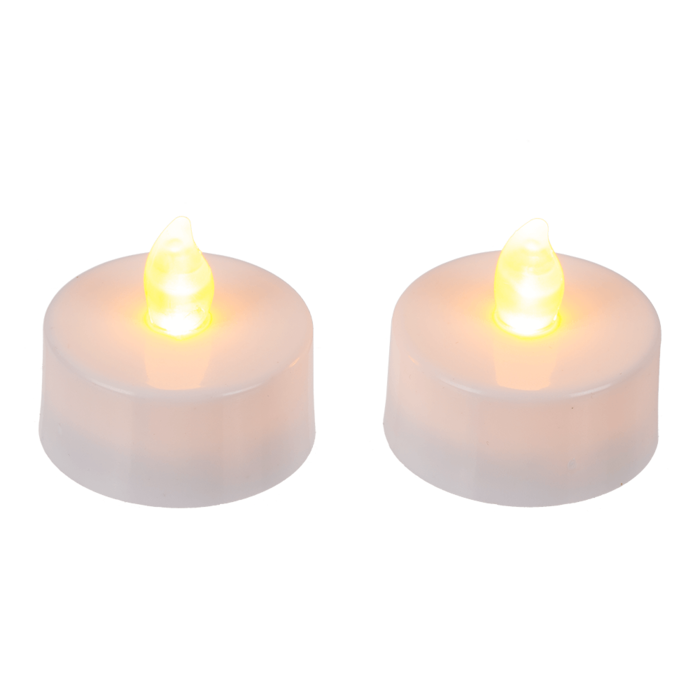 Tealight with warm white flickering LED, - Image 3