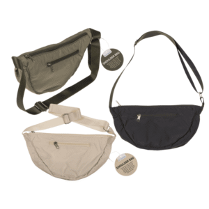 Half rounded shoulder bag with zipper, - 02/5074#