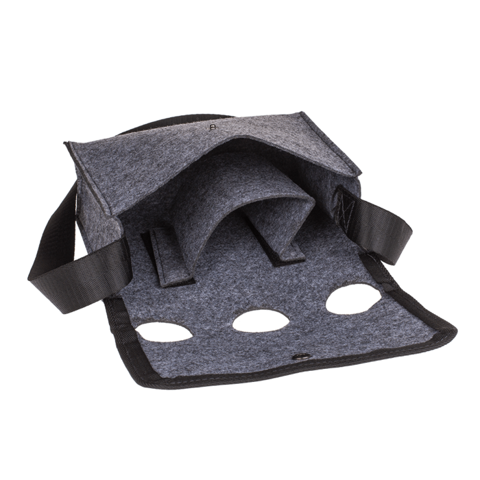 Grey shoulder bag, Beer to go, for 3 bottles - Image 4