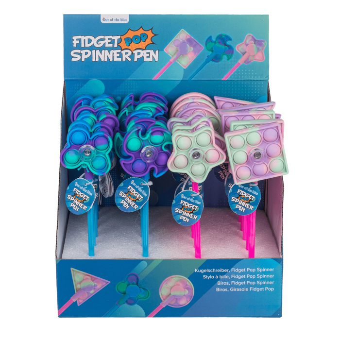 Pen, Fidget Pop Spinner, approx. 24 cm, - Image 2