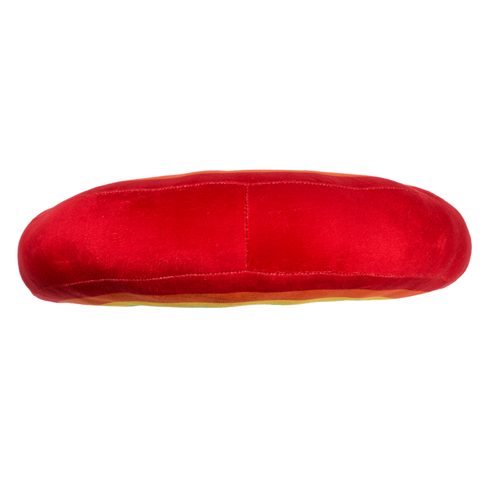 Plush cushion in u-shape, rainbow colours, - Image 4