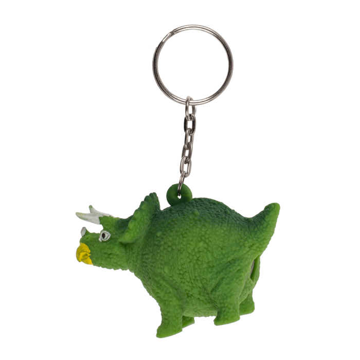 Metal keychain, Squeeze dinosaur, - Image 4