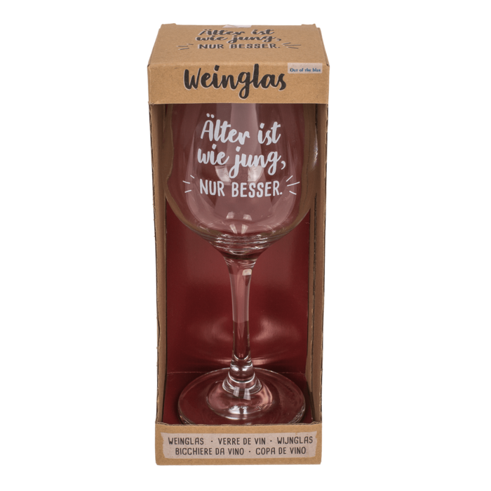 Wine glass, Älter ist wie jung, nur besser, - Image 2