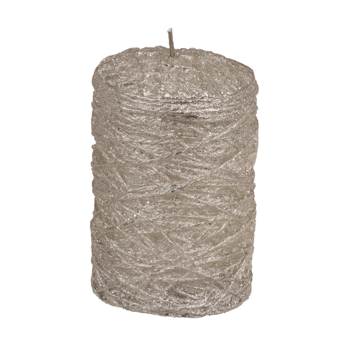 Pillar candle, with glitter, - Image 4