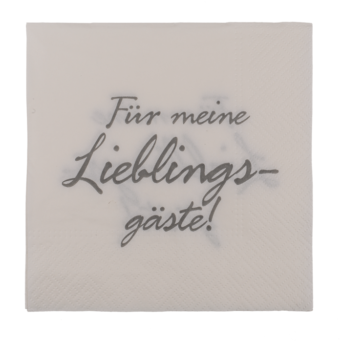 White-grey paper napkins, - Image 2