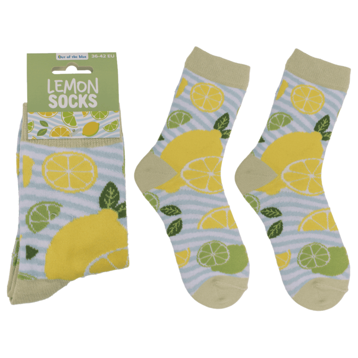 Socks, Lemons & Limes, size 36-42,
