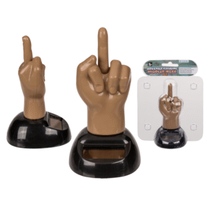 Moveable figurine, middlefinger,