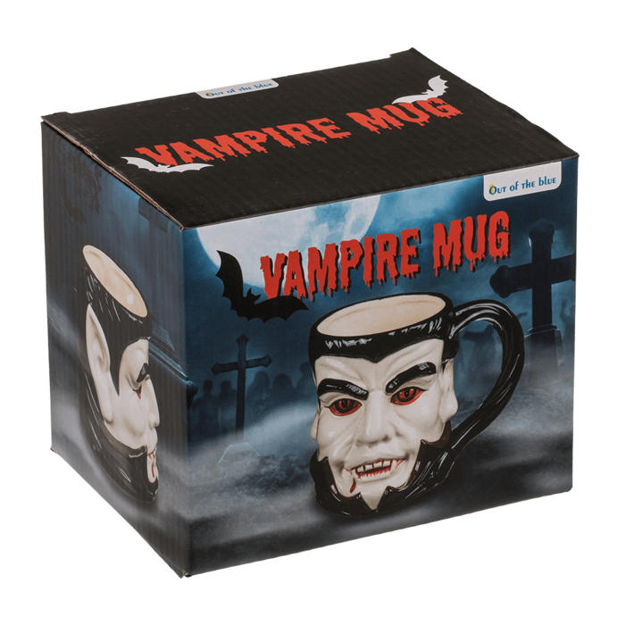 Mug, Vampire, 15 x 11,5 cm, stoneware - Image 3