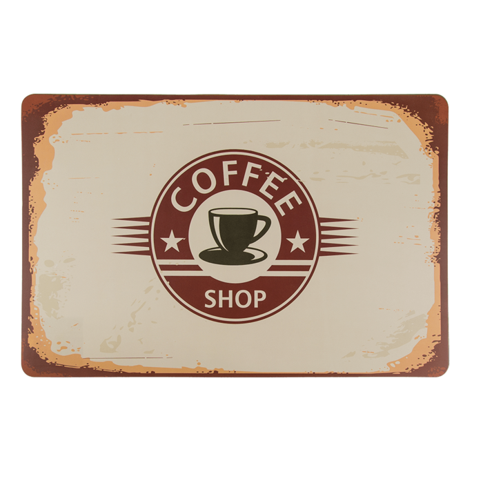 Polypropylen placemat, Coffee, - Image 2