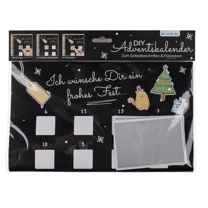 Scratch advent calendar, ca, 52 x 30 cm, - Image 2