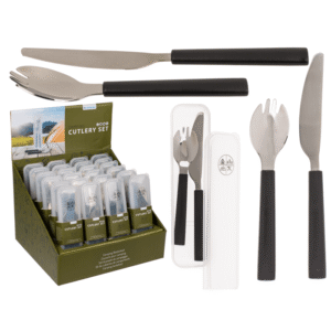 Camping Cutlery Set, 4 pcs set,
