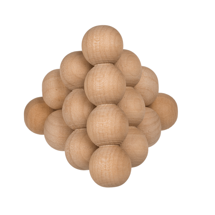 Natural wooden Puzzle, - Image 3