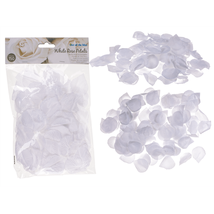 White rose petals,