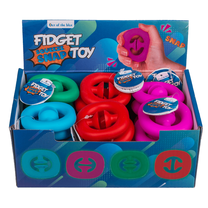 Fidget Snap Squeeze Toy, Silicone, - Image 2