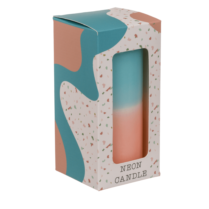 Pillar candle with color gradient, - Image 3