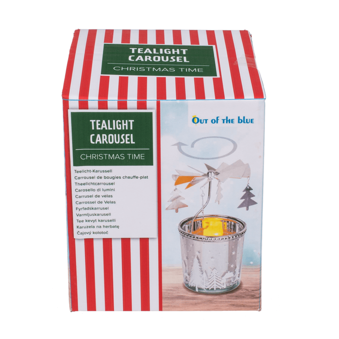 Tea light carousel, Christmas Time, - Image 2