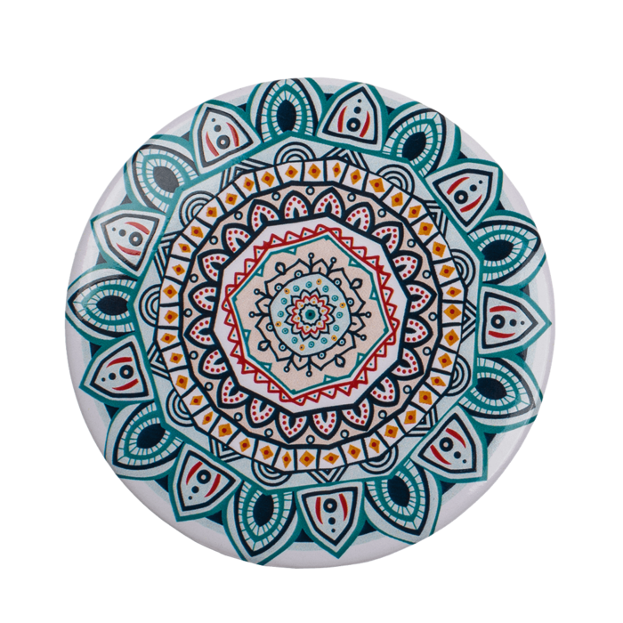 Pocket mirror, Mandala, - Image 3