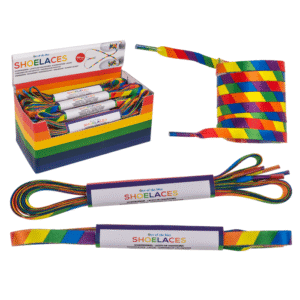 Shoelace, pride, L: 140 cm,