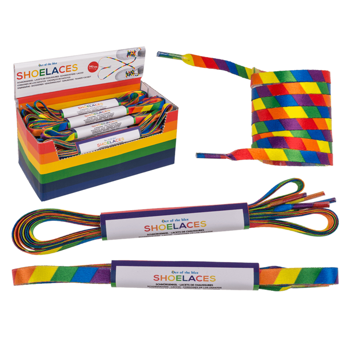 Shoelace, pride, L: 140 cm,
