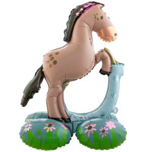 Standing Foil Balloon - Horse - 53 x 74 cm