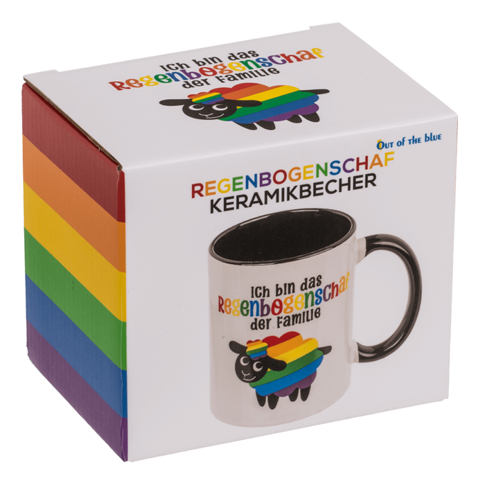 Mug, Rainbow-Sheep, Stoneware, - Image 3